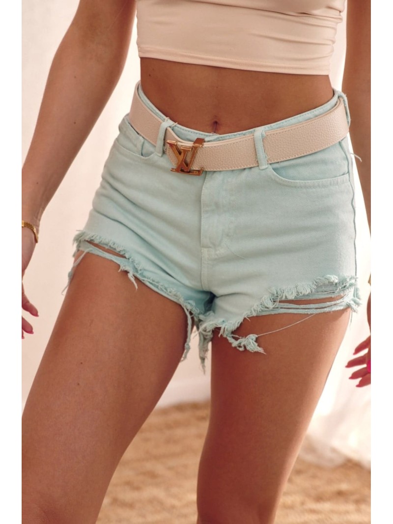 Mint denim shorts 6300 - Online store - Boutique